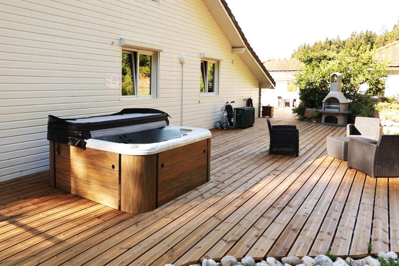 Le Chalet Blanc - Jacuzzi / Piscine / Sauna جوراردُميه المظهر الخارجي الصورة