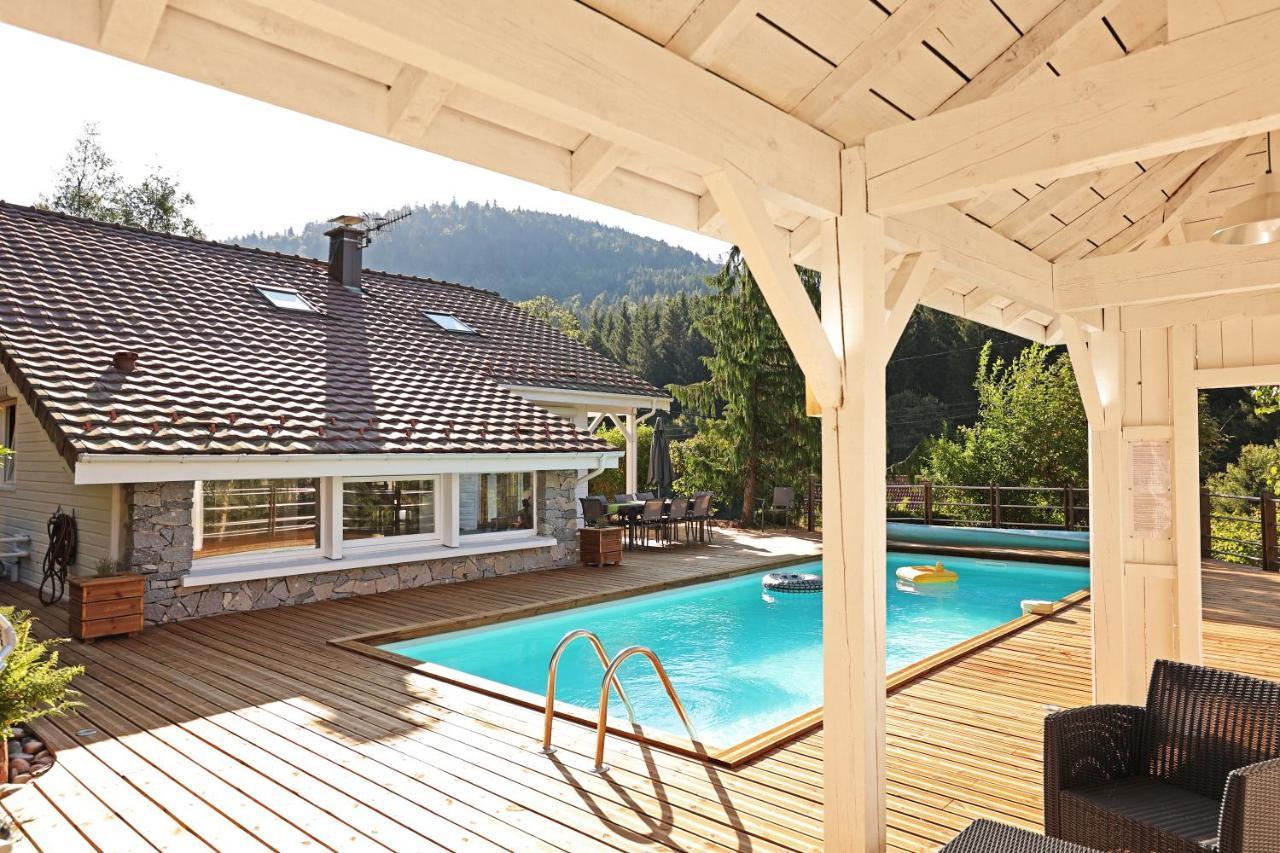 Le Chalet Blanc - Jacuzzi / Piscine / Sauna جوراردُميه المظهر الخارجي الصورة