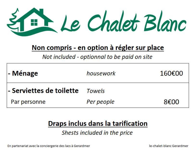 Le Chalet Blanc - Jacuzzi / Piscine / Sauna جوراردُميه المظهر الخارجي الصورة
